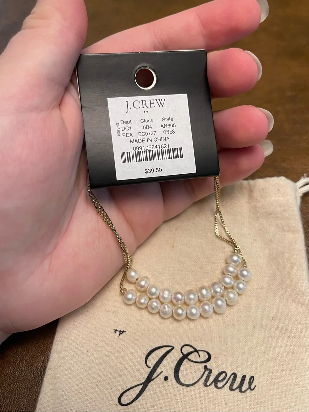 NWT J.crew fresh pearl bracelet set